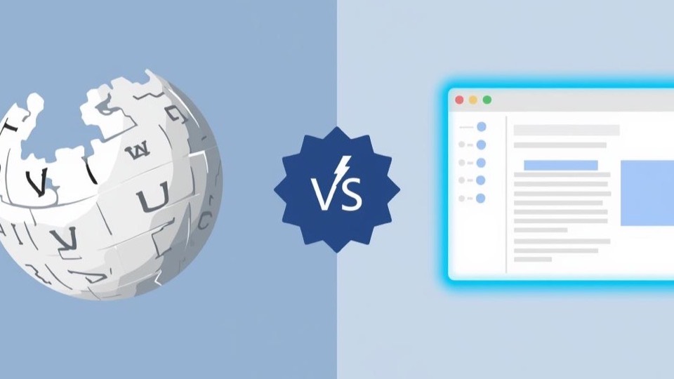 Knowledge panel and search authority illustration