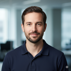 Portrait of a venture-backed founder testimonial client